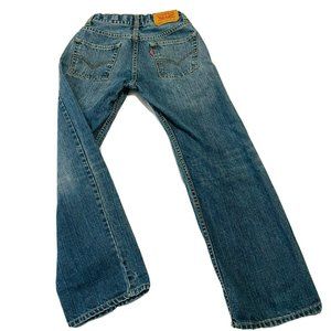 Boys Levi Strauss 514 Denim Blue Jeans Pants Clothes Size 12 26x26 Boys